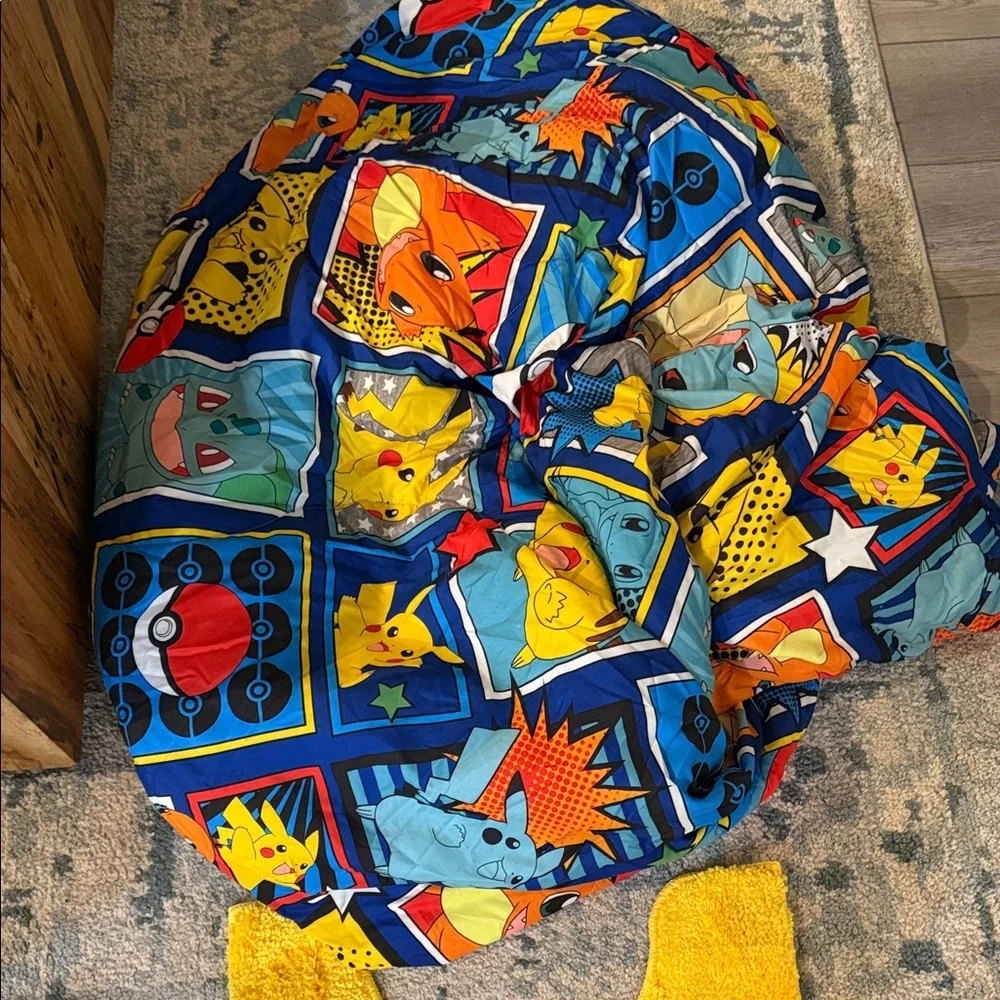 Pokemon Kids Pillowcase - Blue and Yellow - Picture 4 of 7